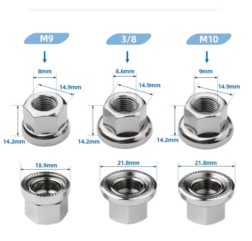Thickened Hub Hook Washer Nut  - مراجعة Mountain Biking Kit وسعره