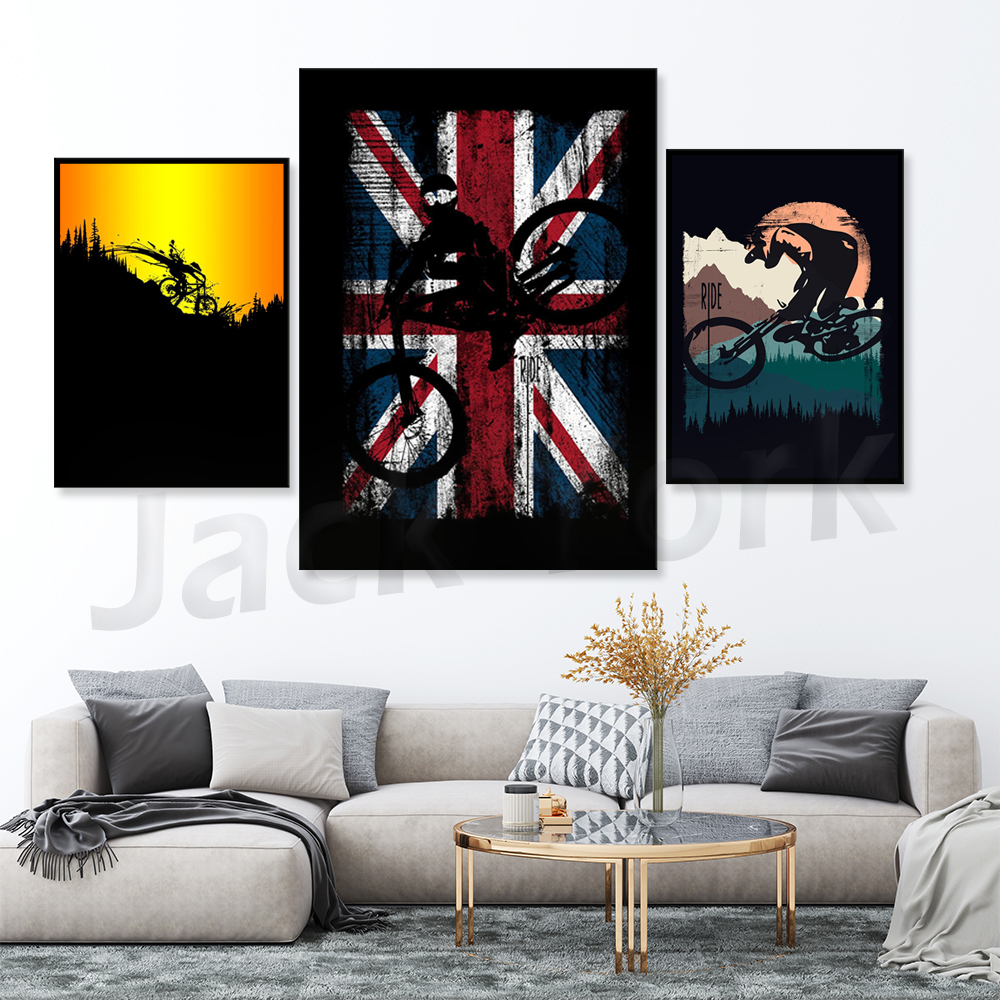 Mountain Bike Art Print ~ Gift - مراجعة Mountain Biking York وسعره