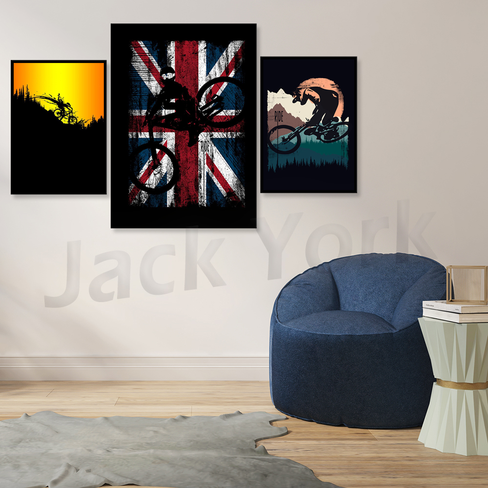 Mountain Bike Art Print ~ Gift - مراجعة Mountain Biking York وسعره