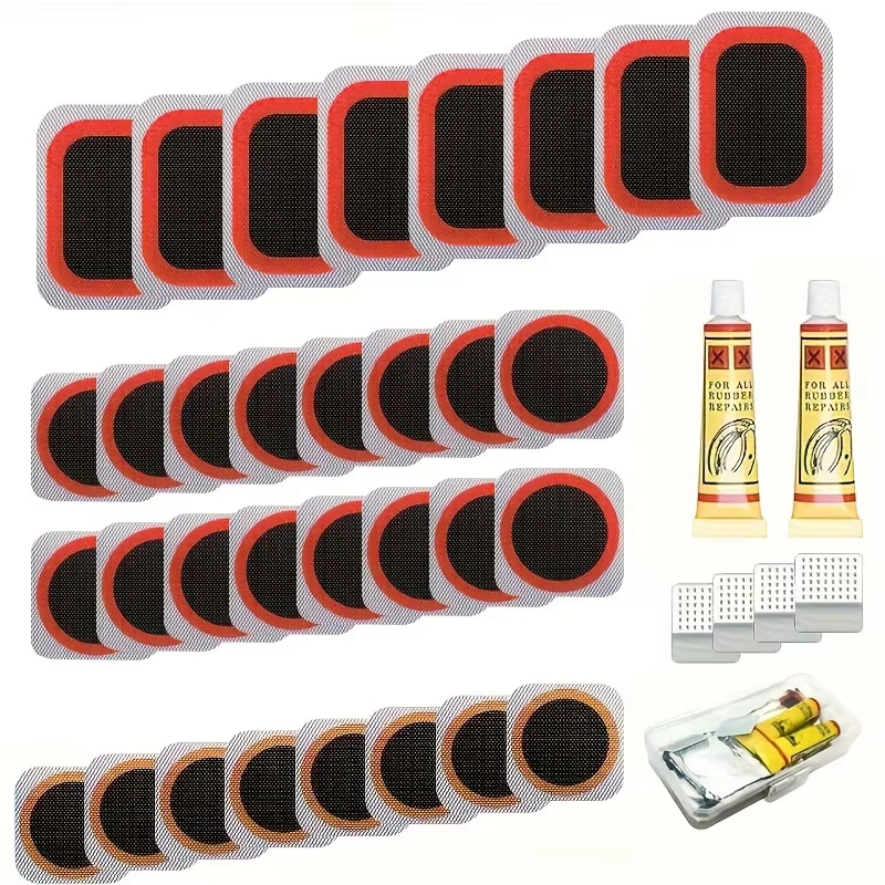 39pcs Bike Tire Repair Kit - B - مراجعة Mountain Biking Kit وسعره