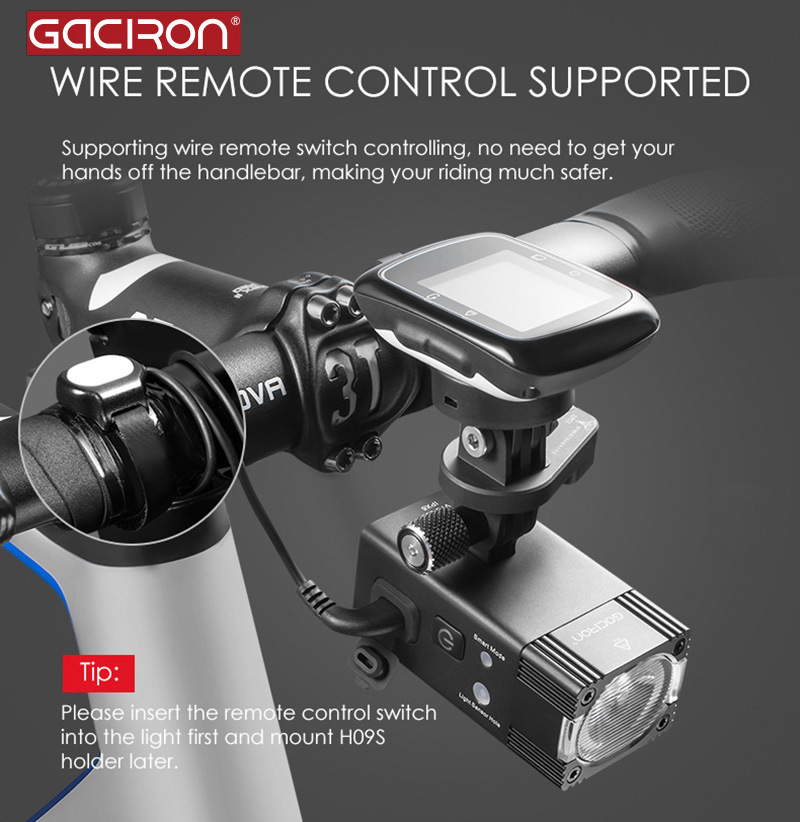 Gaciron Intelligent 500 Lumens - مراجعة Mountain Biking Races وسعره