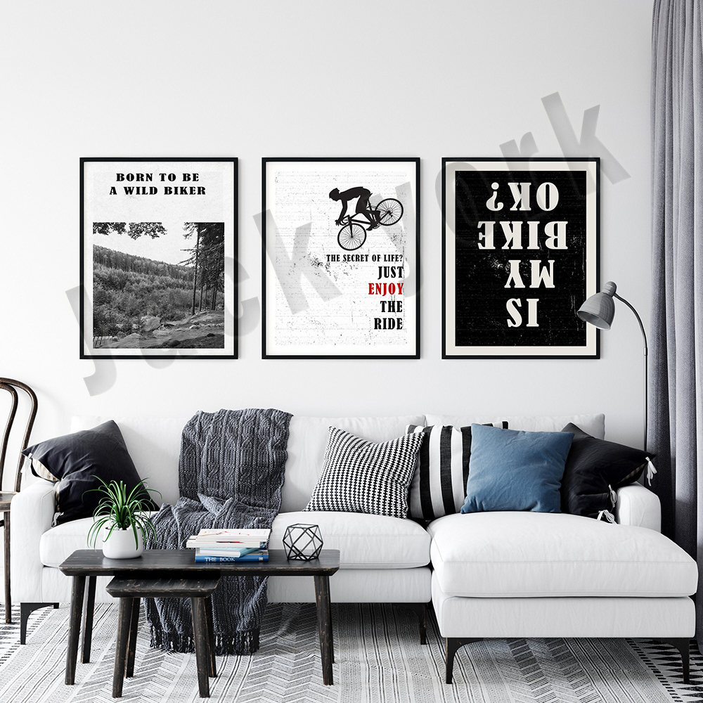 mountain bike art, bike poster - مراجعة Mountain Biking York وسعره