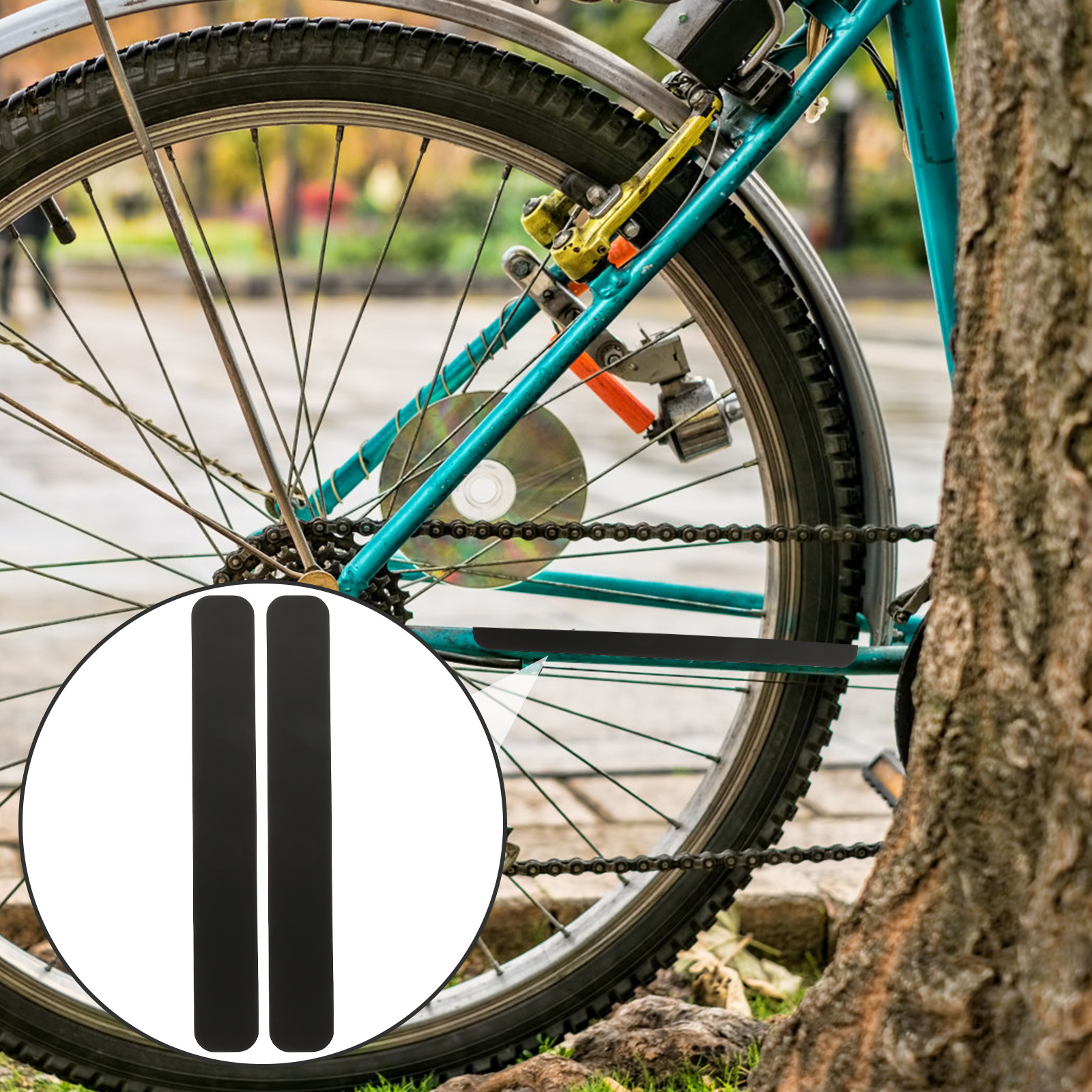 2Pcs Chain Protector Bike Fram - مراجعة Chainstay Protector Wrap وسعره
