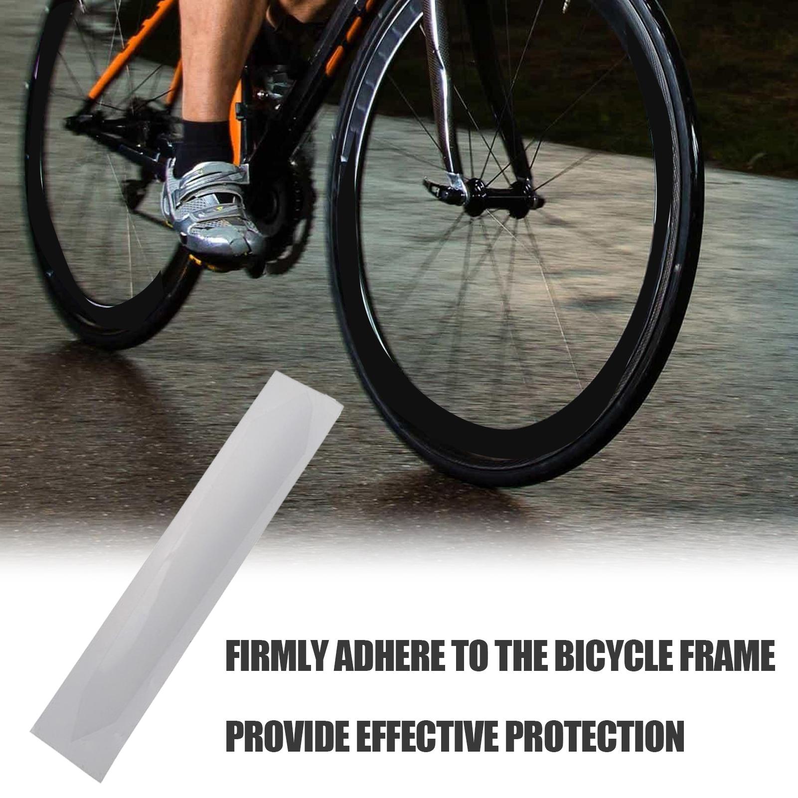 Bike Chainstay Guard Clear Cha - مراجعة Chainstay Protector Wrap وسعره