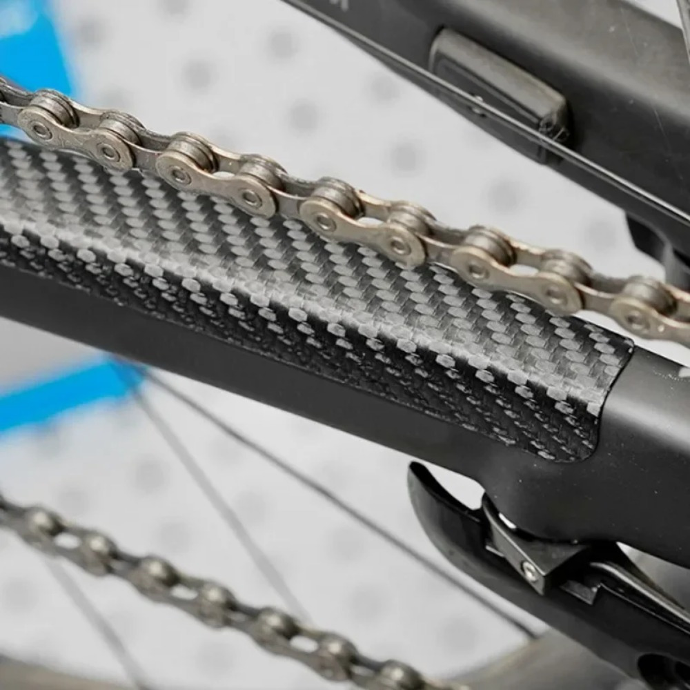 Bicycle Chain Protector Black  - مراجعة Chainstay Protector Wrap وسعره