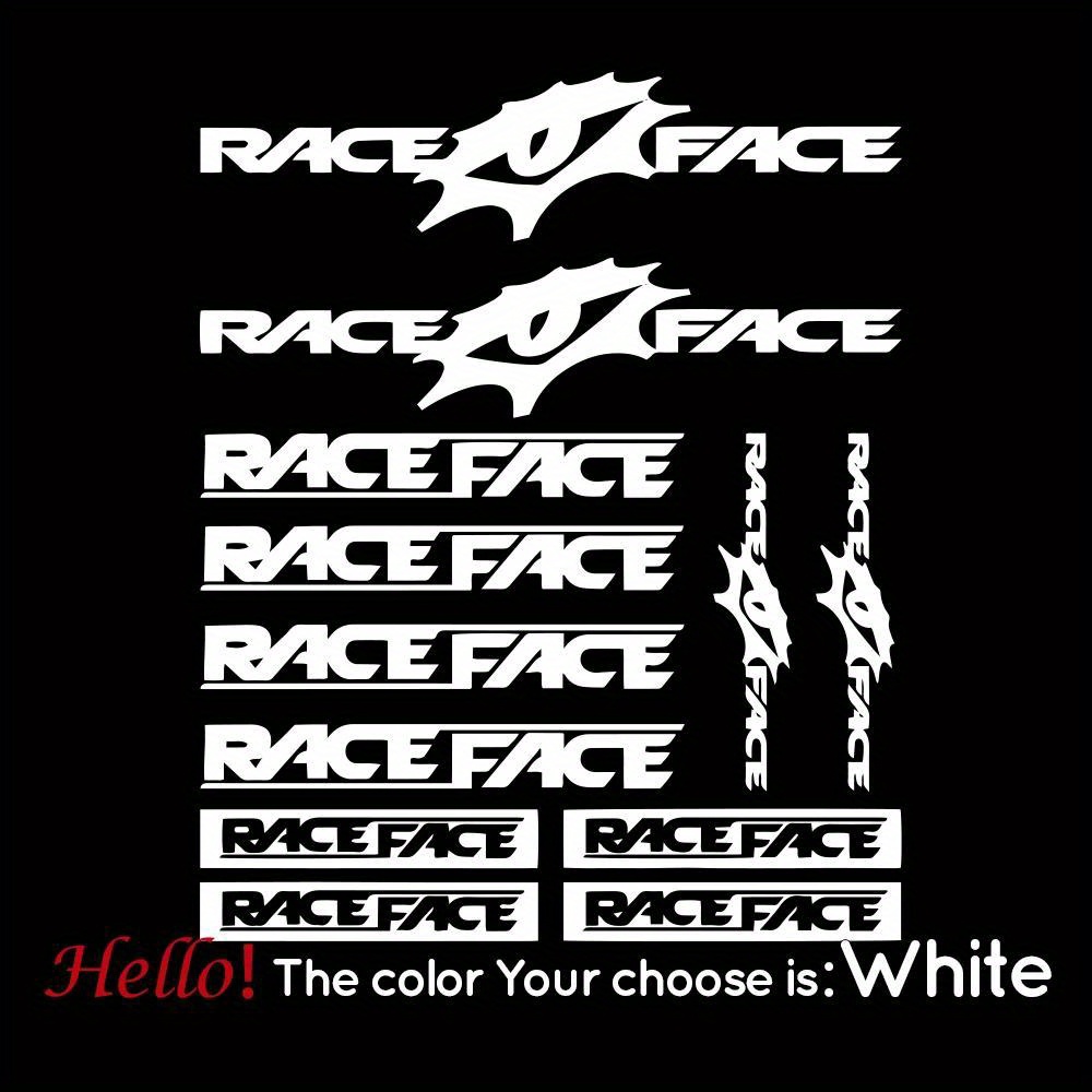 Race Face Bike Sticker Set Wat - مراجعة Mountain Biking Races وسعره